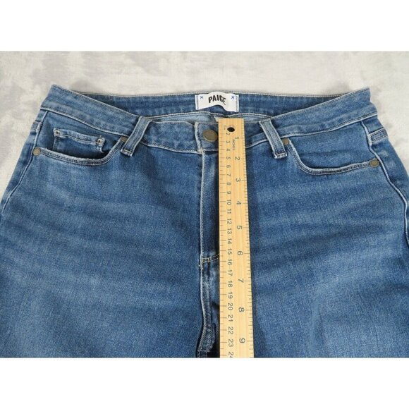 Paige Brigitte Women's Jeans Sz 29 Casual Preppy Straight Leg Medium Wash Demin - Picture 4 of 9